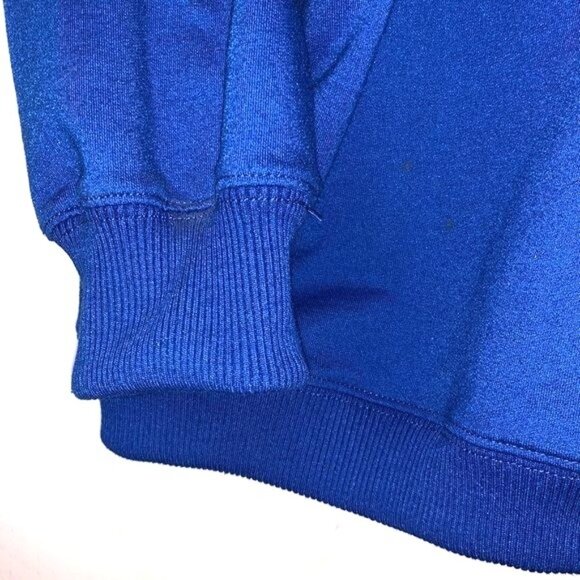 Drapers & Damons Ladies Blue Rhinestone Zip-Up Cardigan Jacket 100% Cotton Size - Picture 6 of 10